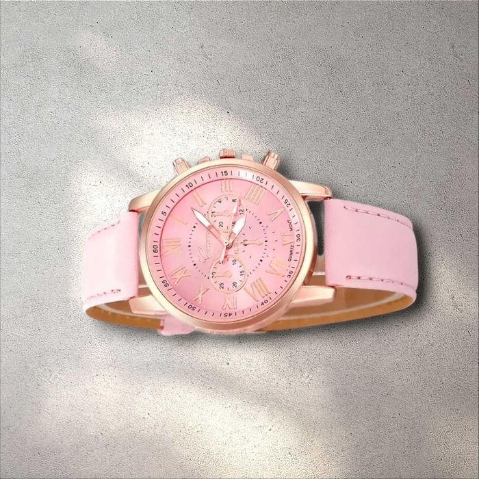 Zegarek damski pudrowy róż