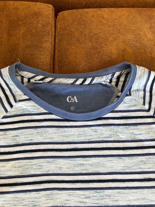 Piżama męska C&A XL niebieska w paski