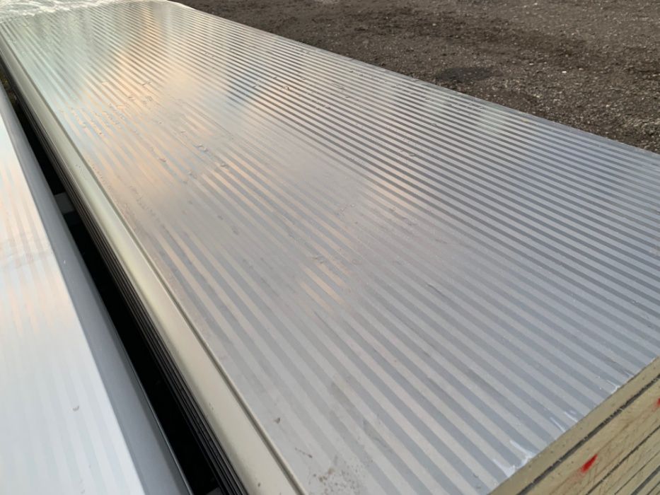 Panel bramy segmentowej GRAFIT SREBRO BIAŁE ryski blad produkcyjny