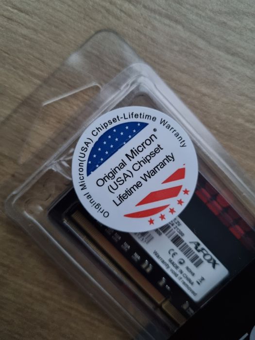 Pamięć RAM 16GB DDR4 sodimm AFOX od Micron do laptopa Nowa 2666 PC4