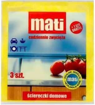 Ściereczki kuchenne Mati mix kolorów ścierki kuchenne 3+1 szt.