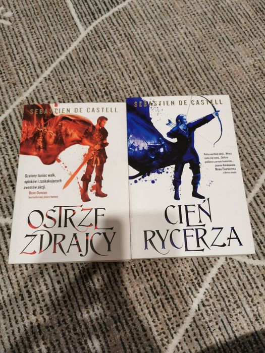 Książki ostrze zdrajcy i cień rycerza