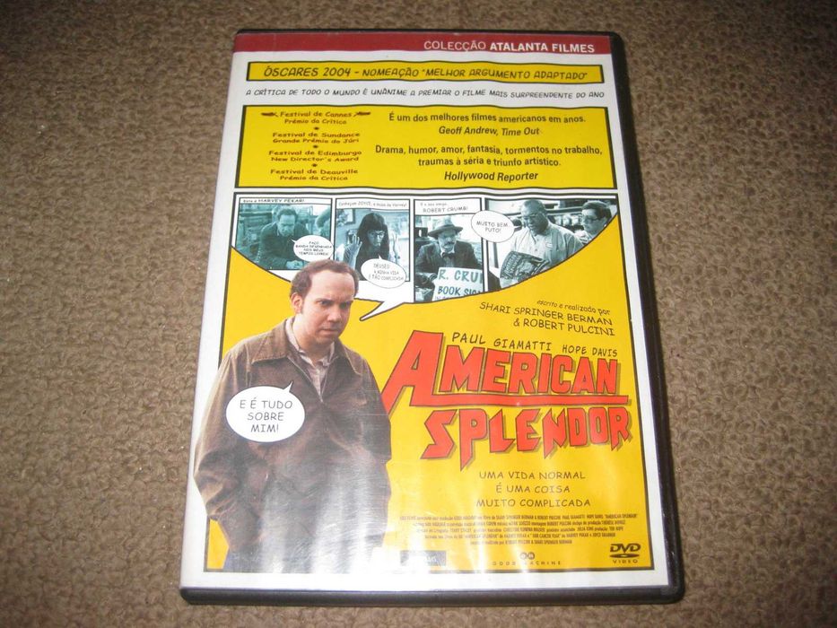 DVD "American Splendor" com Paul Giamatti