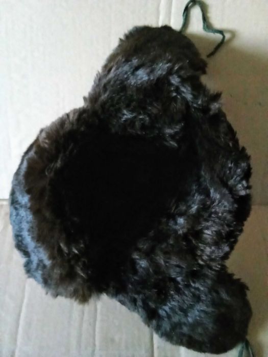 Шапка ушанка кролик натуральный мех хутро
