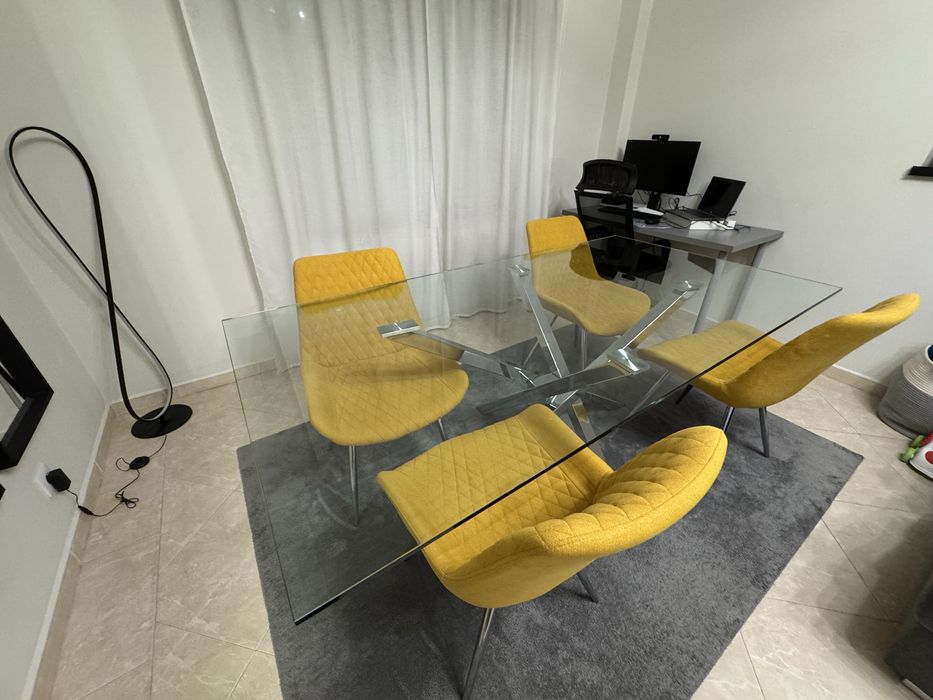 Mesa Sala de Jantar em Vidro