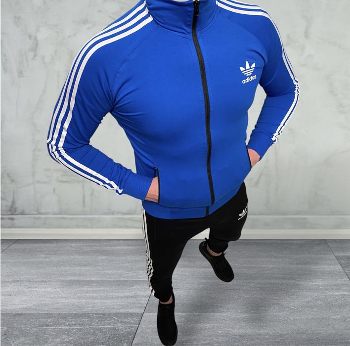 Чоловічий спортивний костюм Adidas Classic blue