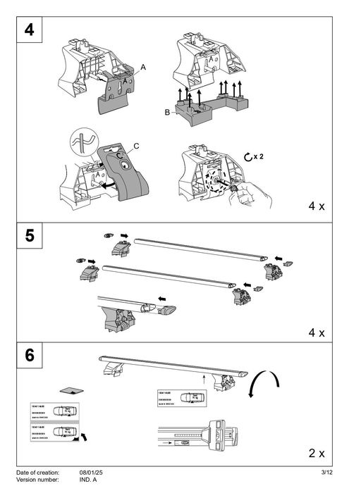 Barras de tejadilho – Opel Frontera (OV24)