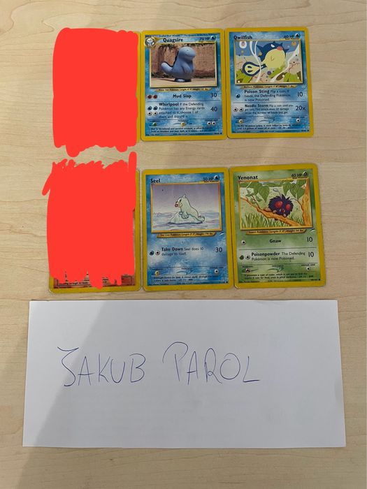 Karty pokemon Neo, EX, Diamond & Pearl, promo