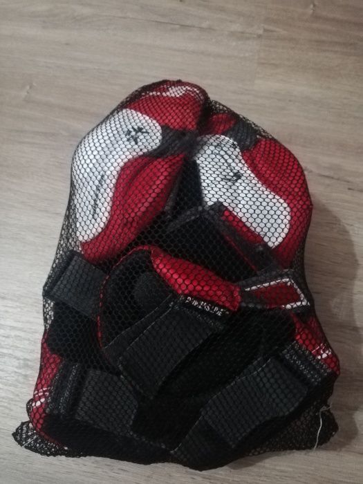 Conjunto proteções bicicleta / skate criança