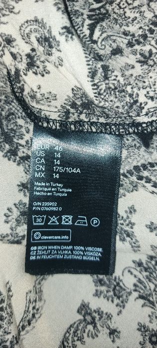 Костюм з віскози H&M розмір 14