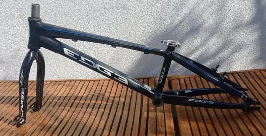 Quadro e garfo de BMX Race, Edge Expert XL