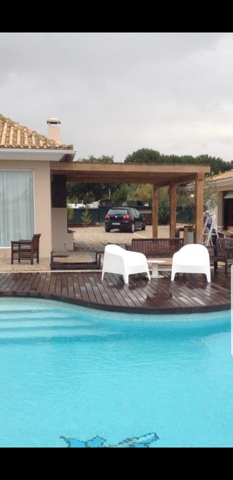 Pérgula em Madeira por medida/Pergola