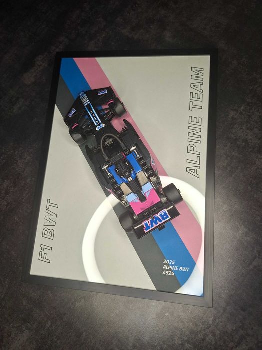 Ramka na LEGO Speed Champions Bolid F1 BWT Alpine Team A524 [77248]
