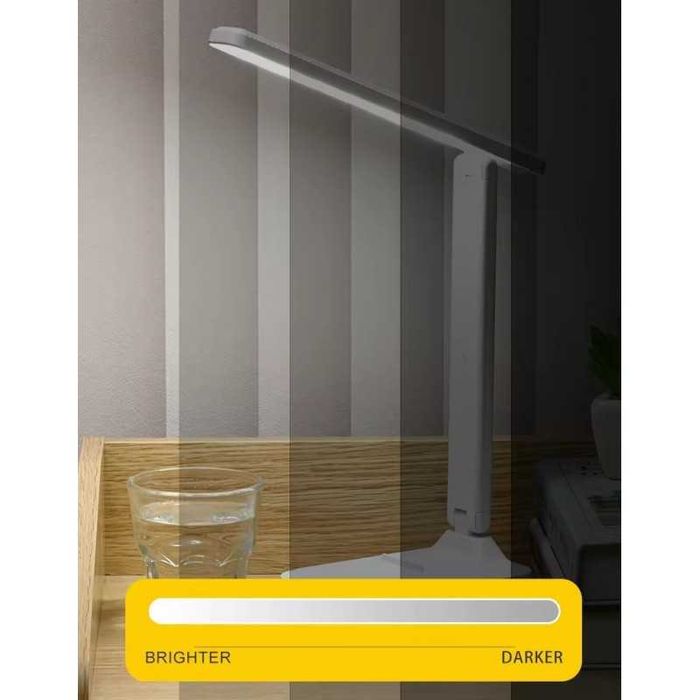 Настольная аккумуляторная лампа, зарядка от Type-C, 5-8 часов работы