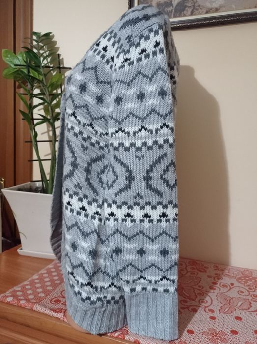 Кофта жіноча светр жіночий теплий в'язаний з візерунком Michele Boyard