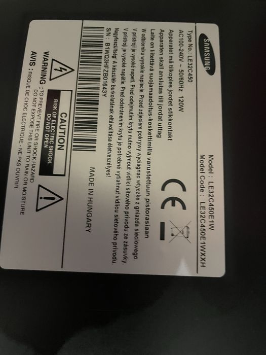 Telewizor Samsung 32C450 32 cale (bez DVB-T)