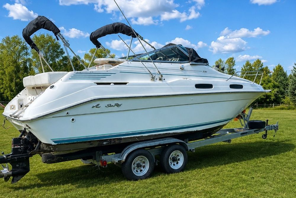 Sea Ray 230 Sundancer jacht motorowy łódź Okazyjna cena