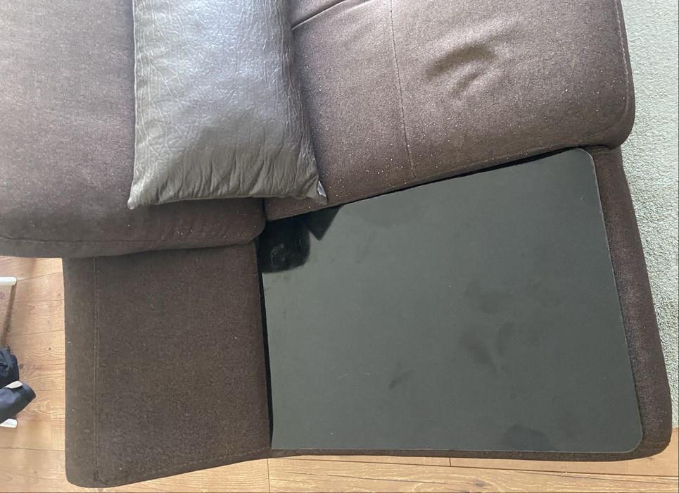 Sofa com chaise long a direita