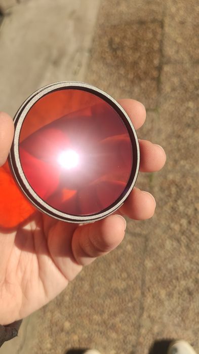 Filtro/lente Laranja 58mm Novo (envio grátis)