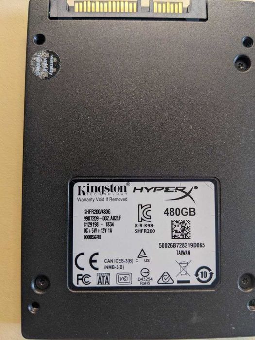 SSD Kingston HyperX FURY 480GB SHFR200 480G