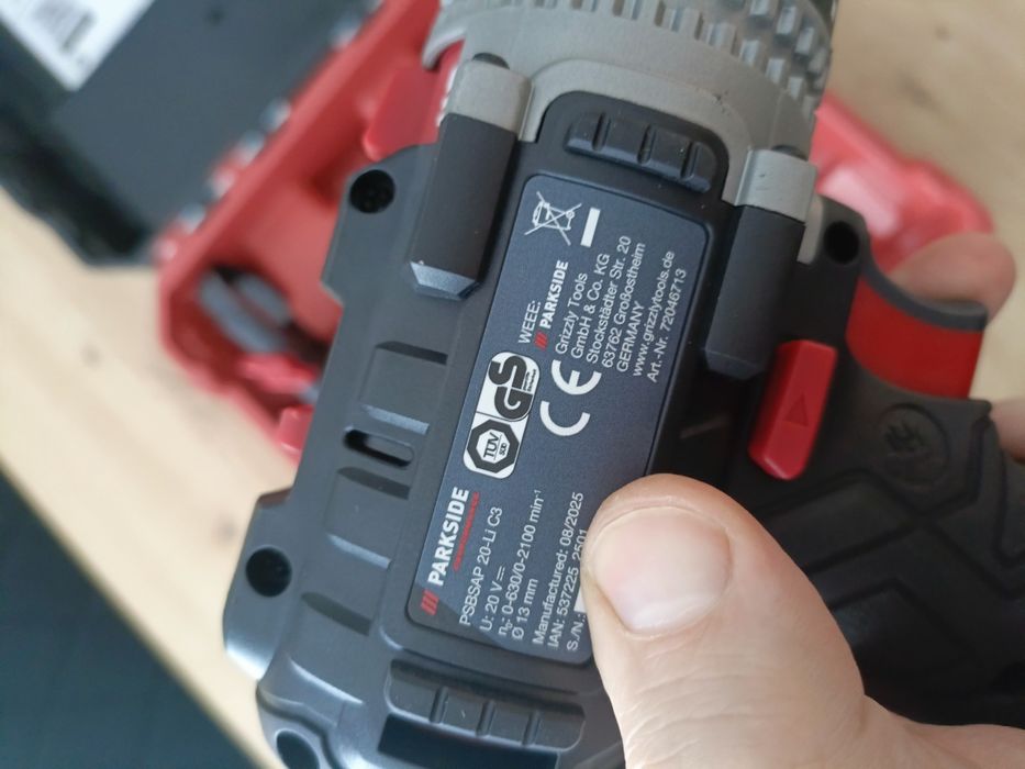 Nowa Gwarancja wkrętarka akumulatorowa Parkside PSBSAP 20-Li C3