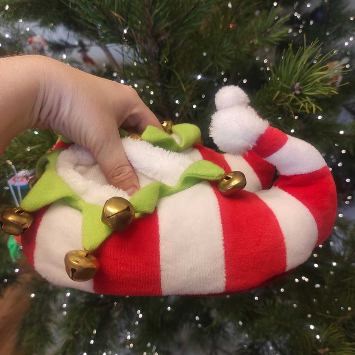 Тапочки эльфа новогодний костюм 24 размер