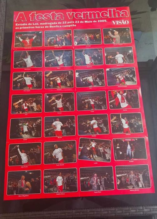 Poster Visão SL Benfica Campeão 2004/05