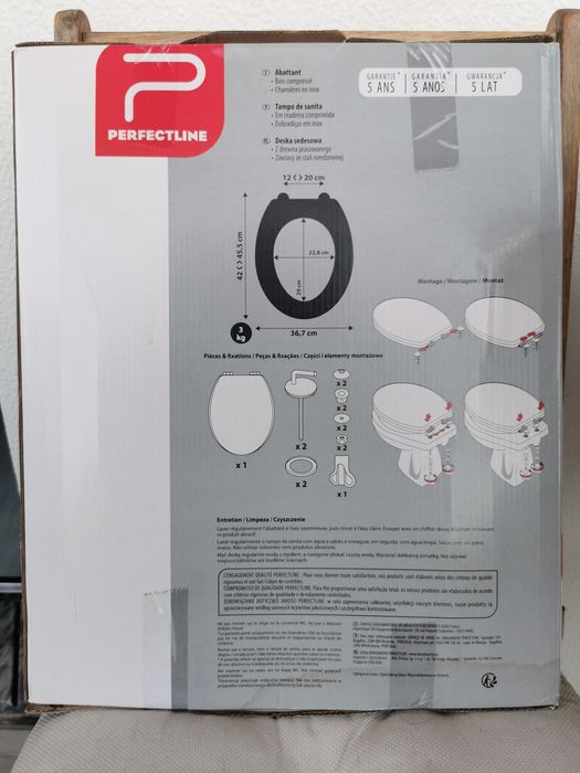 Tampo de sanita novo