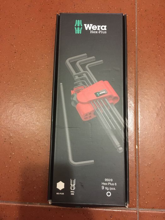 Wera Chave sextavada 950/9 Hex-Plus