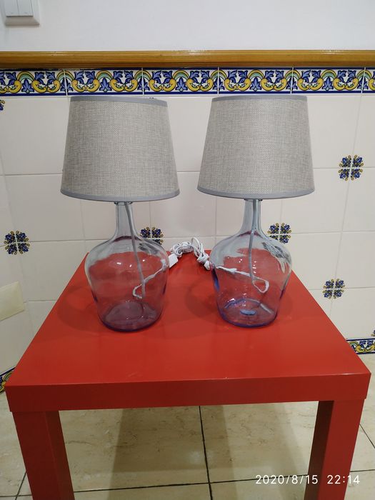Candeeiros de garrafao
