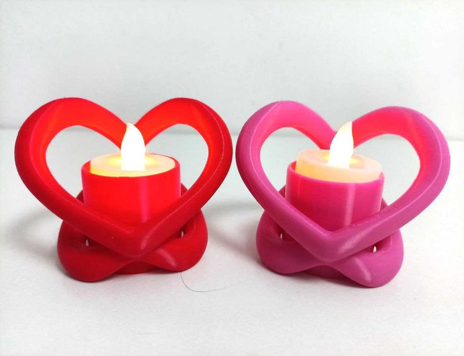 Сердечко, LED свічник, валентинка, сердце, День святого Валентина