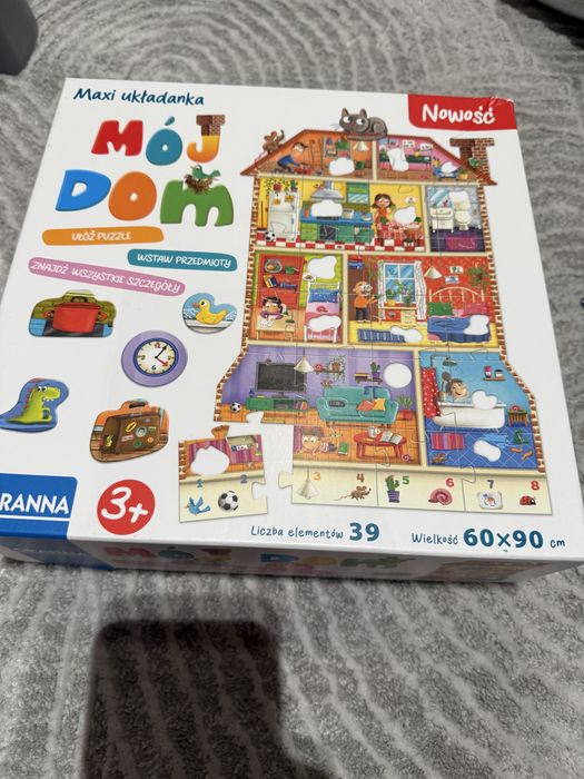 Maxi układanka puzzle mój dom