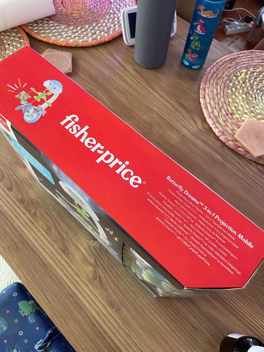 Mobile com música para berço bebé - Fisher-Price 3-in-1