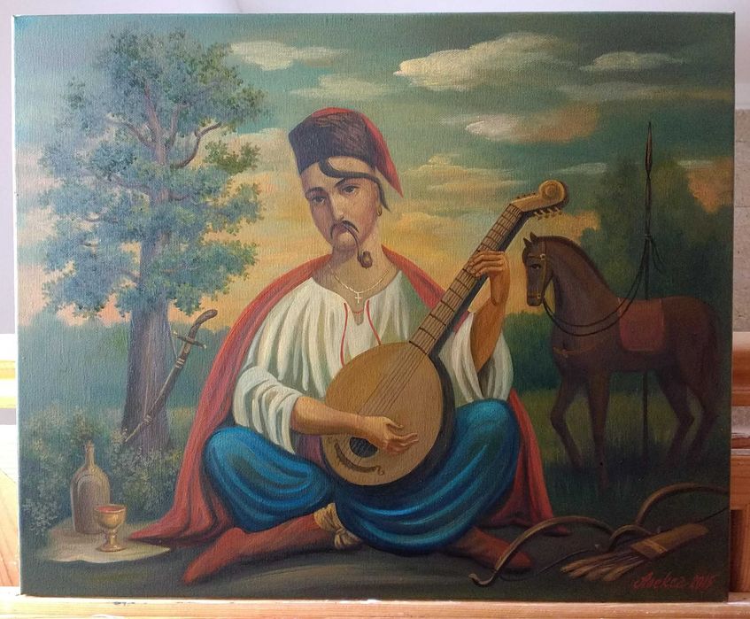 Козак Мамай ,картина олією