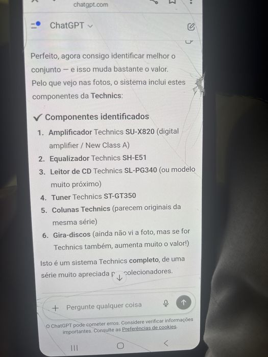 Sistema HI-FI technics completo