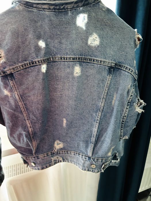 Kurtka damska jeansowa przejściowa 36 Zara wiosenna