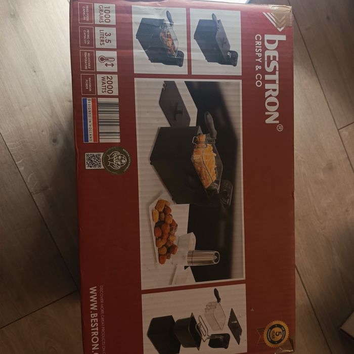 Frytkownica tradycyjna Bestron  2000 W 3,5 l 1kg frytek