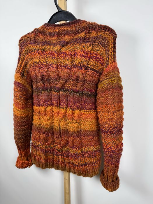 Handmade sweter robiony ręcznie L