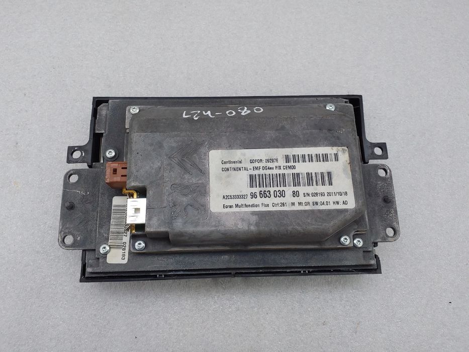 Display / ecrã de informações CITROËN DS4 (NX_)