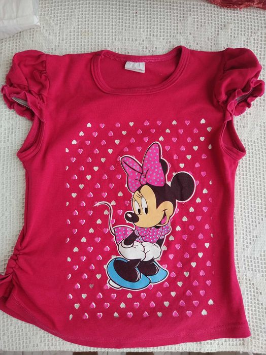 Blusa cor de rosa da Disney - 18 - 24 meses