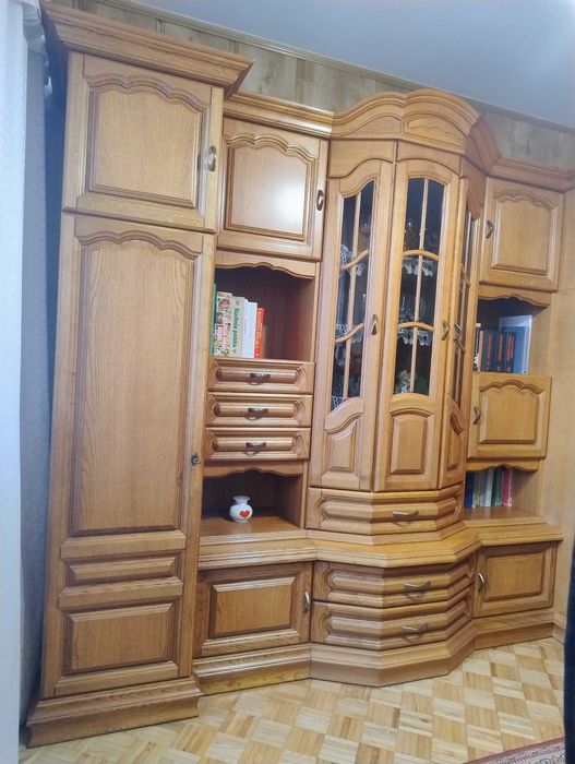 Dębowa meblościanka Kalwaria Zebrzydowska teak lite drewno