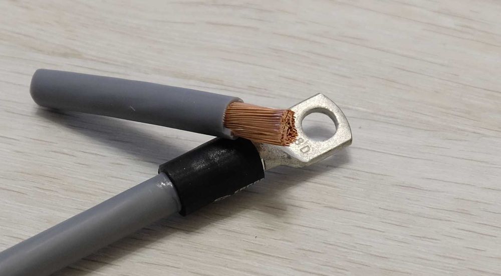 кабель перемичка 35мм2 -> 35 50 100 см медь для батареи, BMS, инвертор