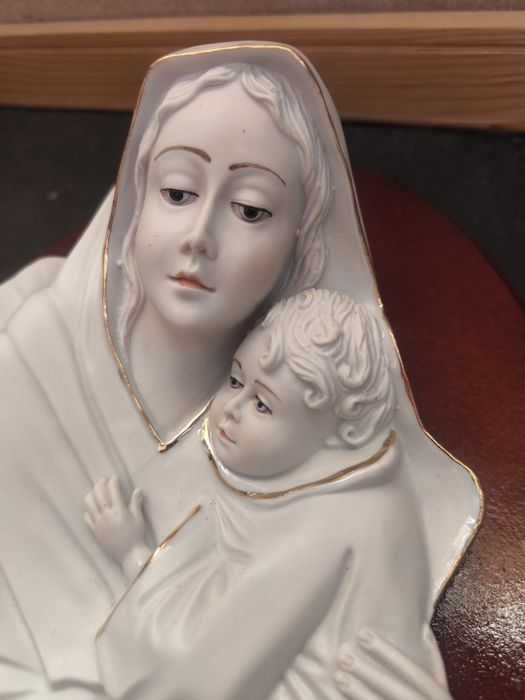 Quadro / Relevo "Nossa Senhora com o Menino