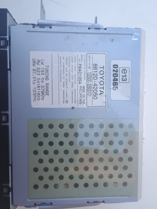 Radio samochodowe na kasetę Toyota RAV4 ll 00-05Rok