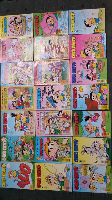 21 Livros BD Chico Bento