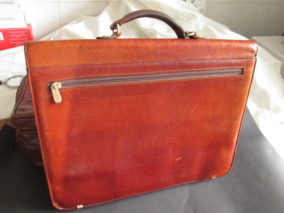 Mala de executivo em Pele   Pierre-Cardin