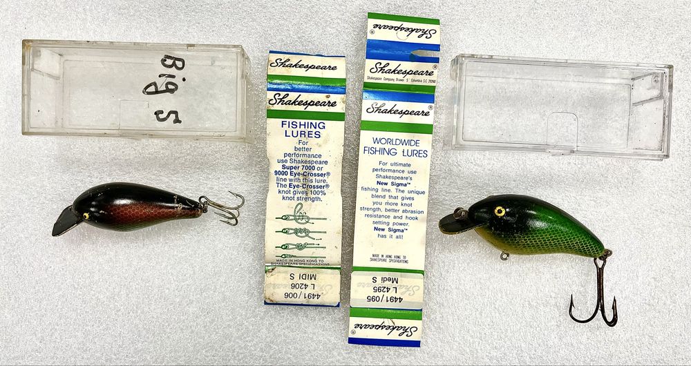 Gratka kolekcjonerska zestaw unikatowych woblerów Shakespeare DAM