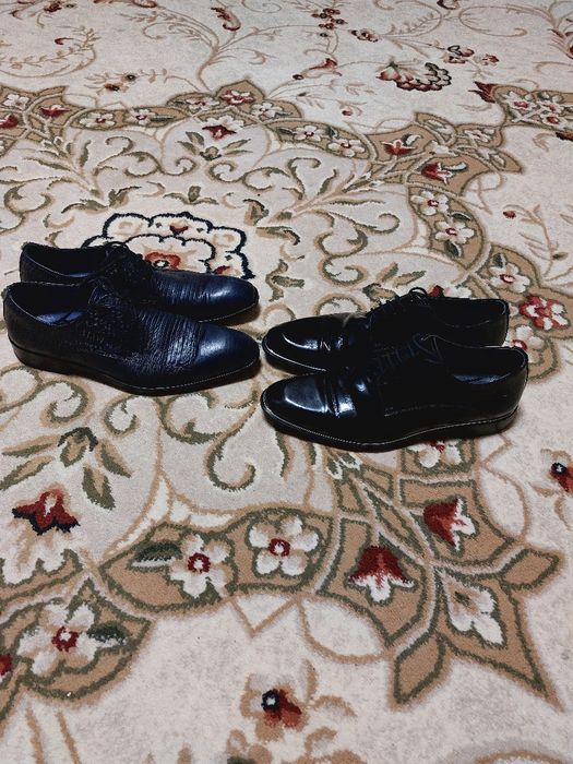 Туфли мужские кожаные и лаковые, в отл состоянии