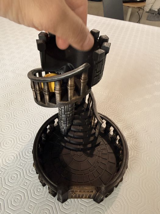 Torre de Dados Castelo / Escada em Espiral - Para RPG, D&D e Jogos de Tabuleiro