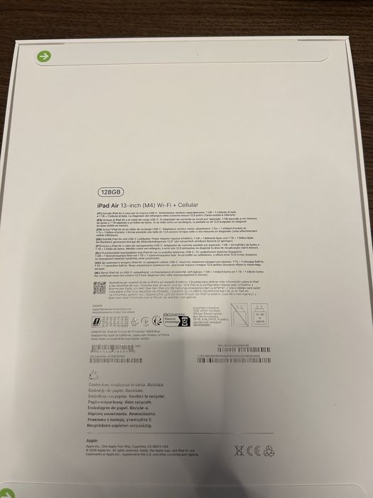 iPad Air 13-inch M4 128 MB
